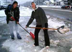 snow clearing in Thunder Bay