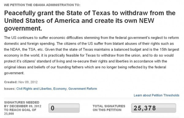 Texas Petition