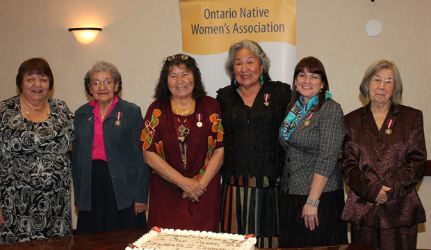 ONWA honoured that six Aboriginal women receive Diamond Jubilee Medal