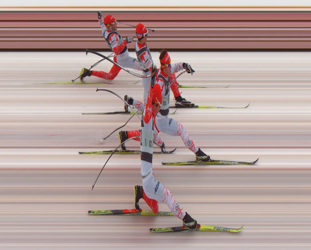 Photo Finish at the Men's Semi Final - Photo by Zone 4