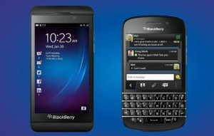 Blackberry 10 and Blackberry Q10 released in New York in a world-wide launch