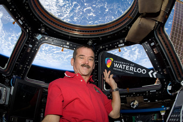 Canadian Astronaut Chris Hatfield from Space Station