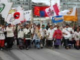 The Nishiyuu Walkers headed to Parliament Hill