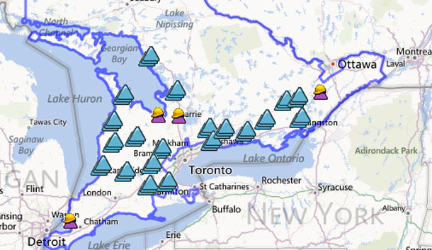 Hydro power outages ontario