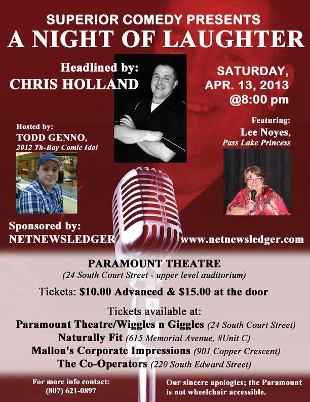 Superior Comedy Presents a night of Laughter