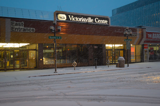 Victoriaville snow