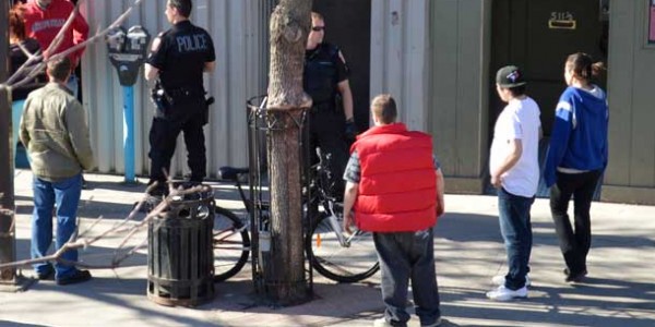 Thunder Bay Police responded to an alleged assault on Victoria Ave East (Supplied image)