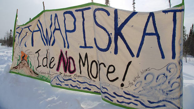 OPP Headed into Attawapiskat Road Blockade