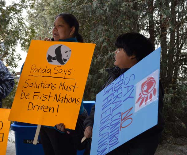 First Nations sending message to Ottawa