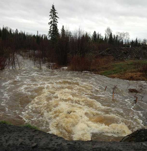 Flooding on Fort William First Nation
