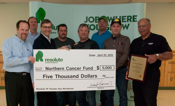 Resolute Forest Products supports Northern Cancer Fund