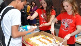 Happy Birthday Hammarskjold! Students and the Alumni celebrated with cake.