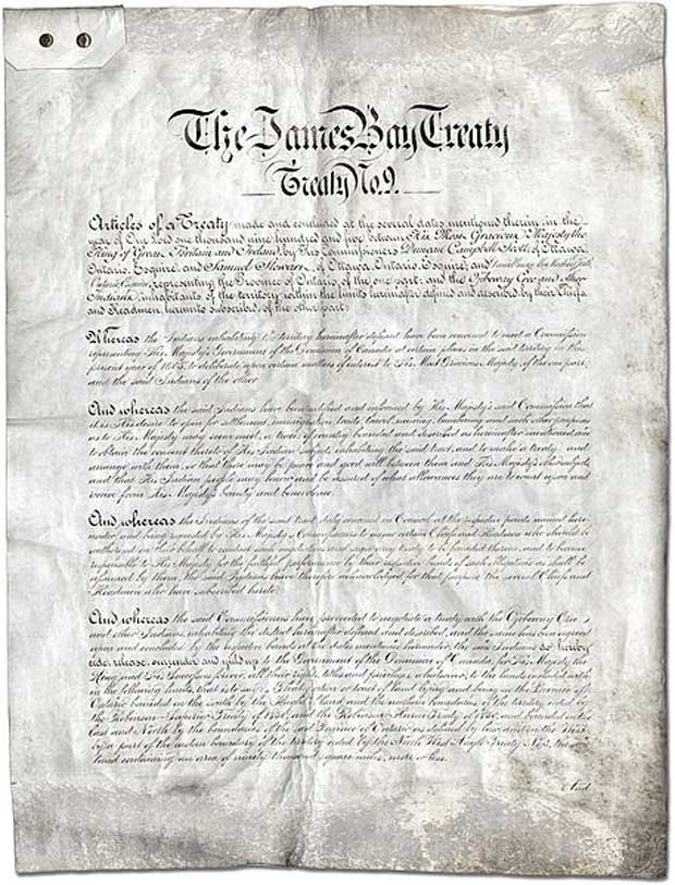 Treaty – You are no longer a white man and we Indians own everything