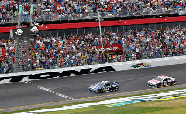 Five-time series champion Jimmie Johnson wins Daytona