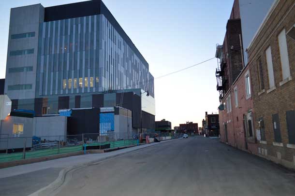 Work resumes at Court House
