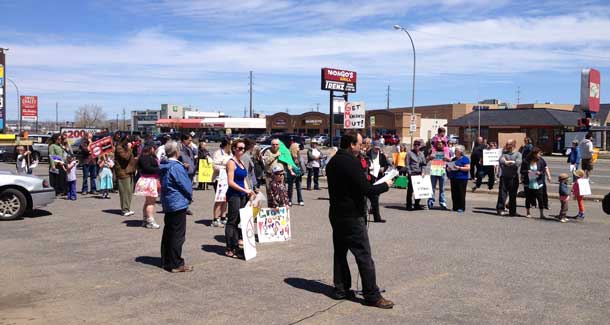 Monsanto World Wide Protest in Thunder Bay