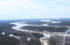 Mouth of the Abitibi River near Moose Factory Island.