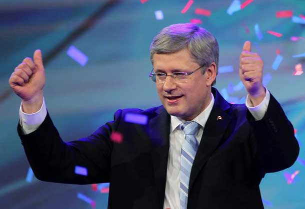 Prime Minister Harper announces Wright Resignation