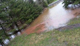 Backyard Flooding in Mountain Road area