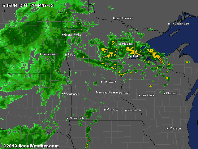 Weather Radar Shows More Rain