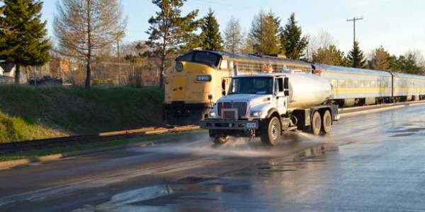 Kam River Park is getting a long over due clean up as city crews clean the roadways