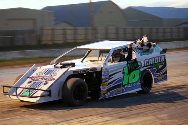 #16 Gavin Paull made his debut at the track in 2013 in feature winning fashion
