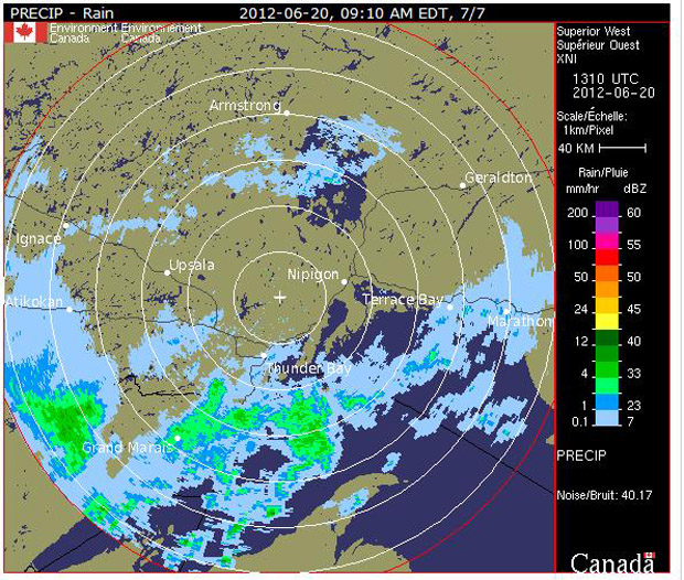 Radar Maps demonstrate scope of storm system impacting Minnesota and Northwestern Ontario
