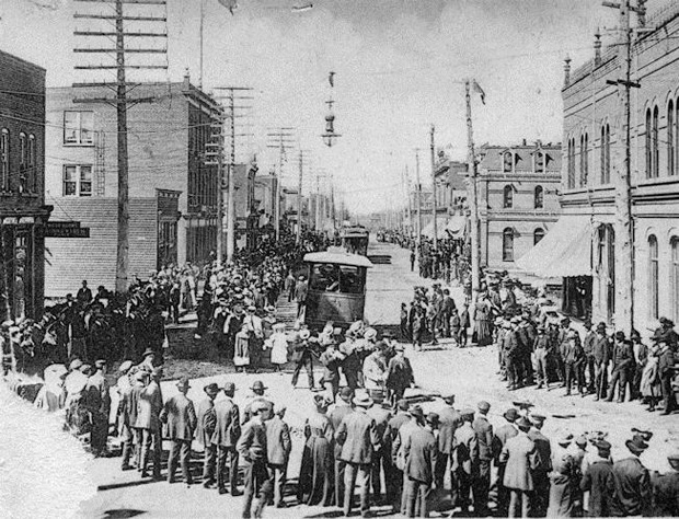 Town of Fort William in 1905 Celebrating Dominion Day