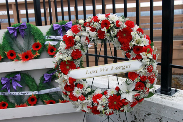 Remembrance Day Service – Thunder Bay 2012 – Lest we Forget!