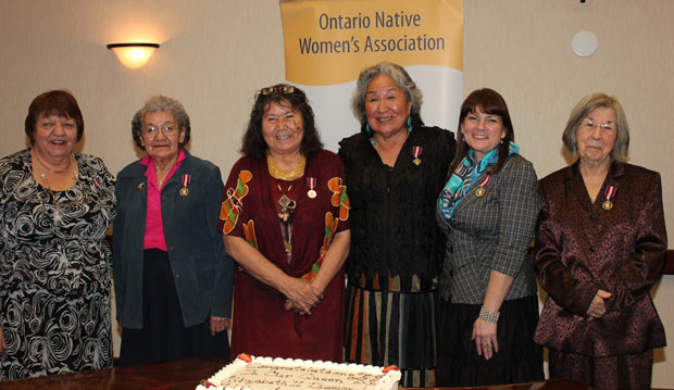 Women Honoured with Diamond Jubilee Medal 
