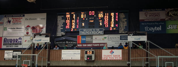 Lakehead Thunderwolves Men Top Brock Badgers 
