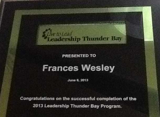 Leadership Thunder Bay Class of 2013