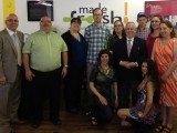 Business owners celebrate with Minister Gravelle