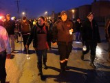Somber walk to honour the Air Crew - Photo by Chris Kat