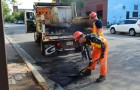 Repair crew was on site fixing the pothole in less than twenty-four hours