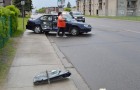A collision between a Thunder Bay Transit Bus and a car at the corner of Arthur and Vickers in Thunder Bay South