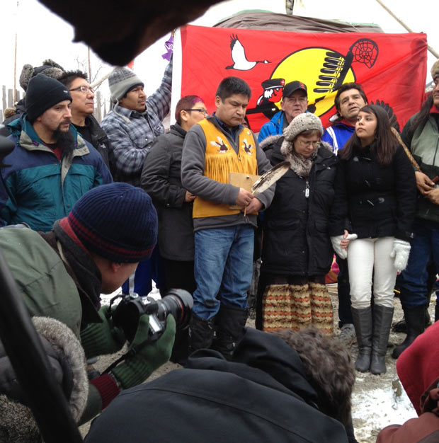 Chief Theresa Spence and Elder Raymond Robinson Ending Hunger Strikes