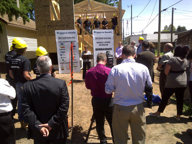 Bombardier to Build Two Habitat Homes in Thunder Bay