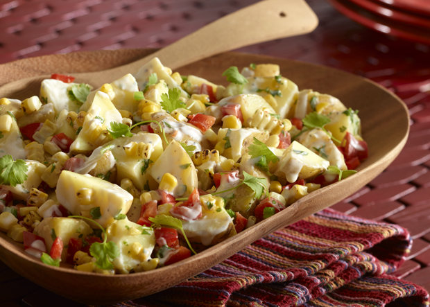 Food Now – The crunch of fresh corn kernels and the sweet heat of charred poblano pepper 