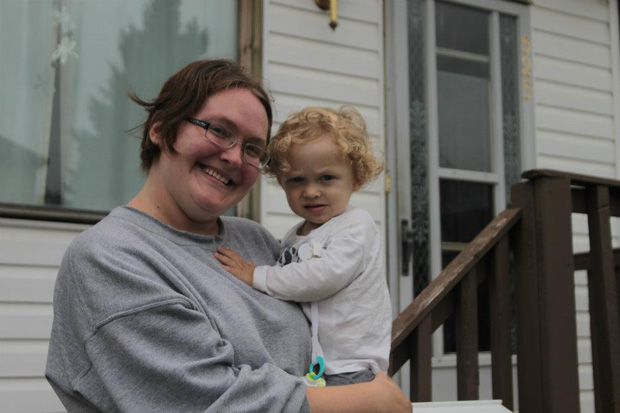 Flood affected family gets pride back