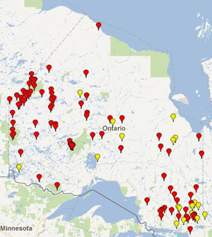 13 new forest fires confirmed in Northwestern Ontario
