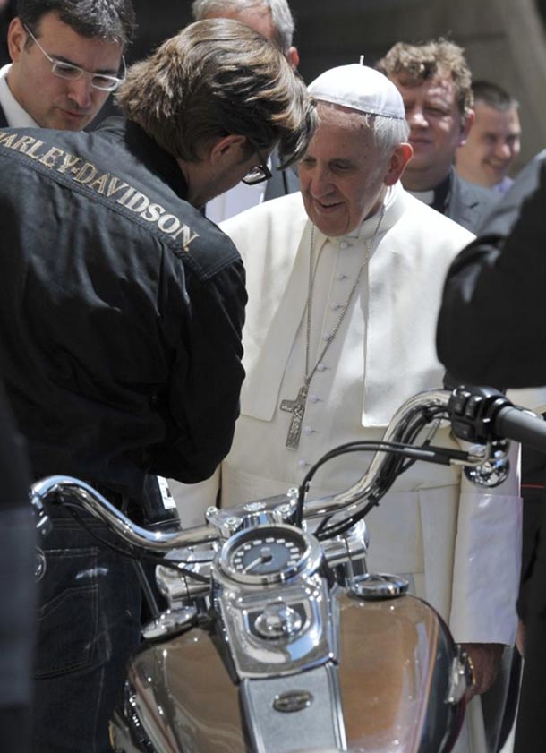 Harley Davidson and Pope Francis