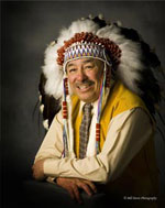 Grand Council Chief Patrick Madahbee congratulates Ontario Regional Chief Stan Beardy