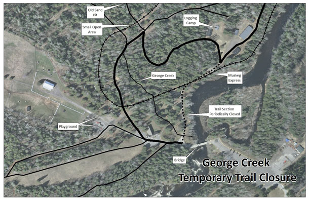 Map of George Creek Detour
