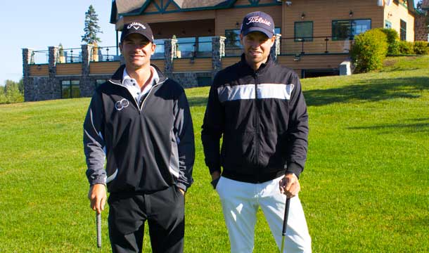 PGA Canada Tour Pros Riley Whelldon and Cory Renfrew at White Water