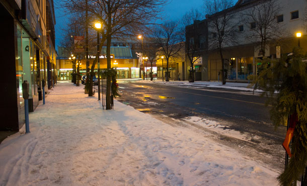 Slide on in and slip into the businesses in Downtown Thunder Bay South.