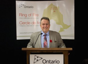 Minister of Northern Development and Mines Michael Gravelle at Prince Arthur Hotel