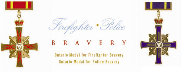 Four Northwestern Ontario Police Officers were honoured with bravery awards.
