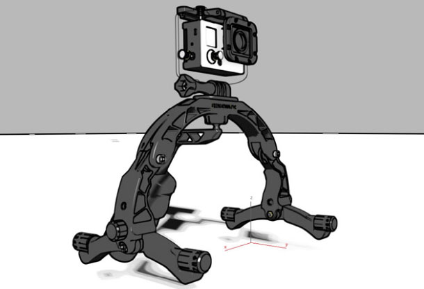 Cinevate GoPro Solutions The Morpheus stabilizer removes unwanted ‘shakes’ normally associated with hand-held shooting while on the move