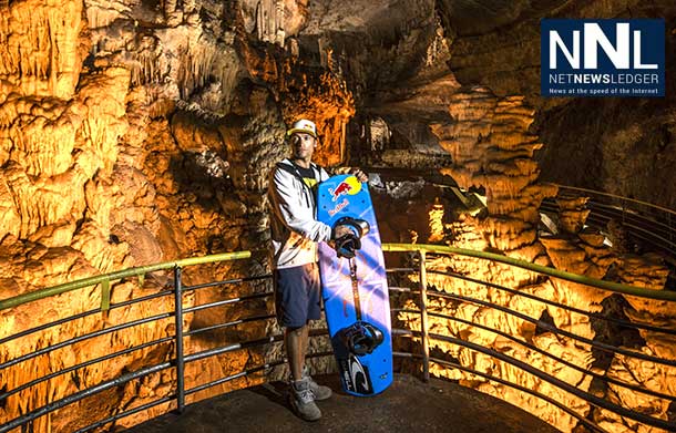 A journey on a wakeboard through the Jetta Grotto in Lebanon
